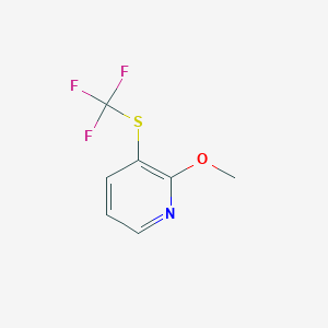 2-Methoxy-3-((trifluoromethyl)thio)pyridine