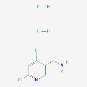 (4,6-Dichloropyridin-3-yl)methanamine dihydrochloride