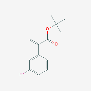 tert-Butyl 2-(3-fluorophenyl)acrylate