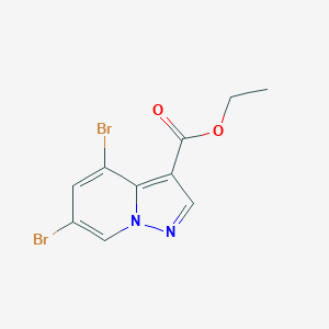 Ethyl 4,6-dibromopyrazolo[1,5-a]pyridine-3-carboxylate