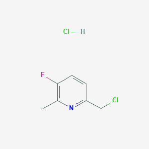 6-(Chloromethyl)-3-fluoro-2-methylpyridine hydrochloride