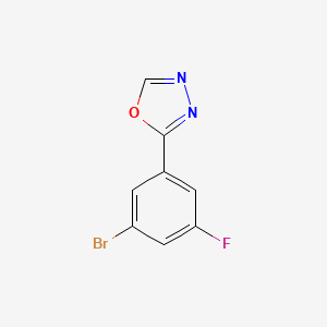 2-(3-Bromo-5-fluorophenyl)-1,3,4-oxadiazole