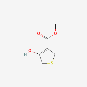 molecular formula C6H8O3S B13656779 Methyl 4-hydroxy-2,5-dihydrothiophene-3-carboxylate 