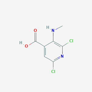 2,6-Dichloro-3-(methylamino)isonicotinic acid