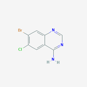 7-Bromo-6-chloroquinazolin-4-amine