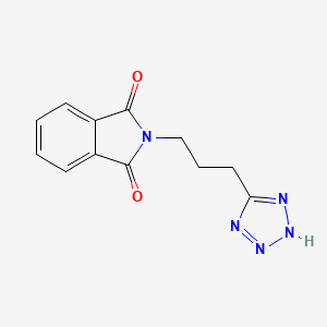 2-[3-(2H-1,2,3,4-tetrazol-5-yl)propyl]-2,3-dihydro-1H-isoindole-1,3-dione