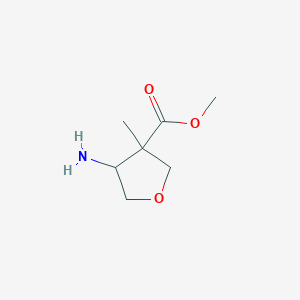 Methyl 4-amino-3-methyltetrahydrofuran-3-carboxylate