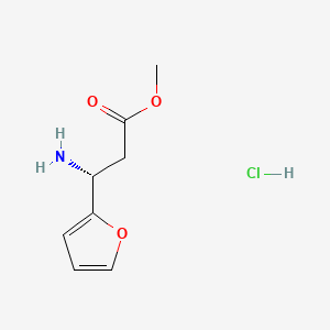 Methyl (R)-3-amino-3-(furan-2-YL)propanoate hydrochloride