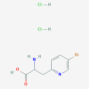 (2S)-2-Amino-3-(5-bromopyridin-2-YL)propanoic acid dihydrochloride