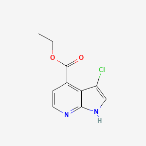 Ethyl 3-chloro-1H-pyrrolo[2,3-b]pyridine-4-carboxylate