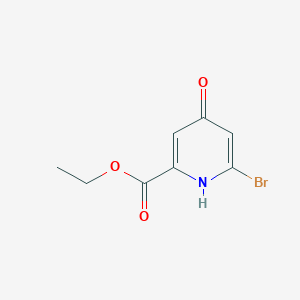 molecular formula C8H8BrNO3 B13656951 Ethyl 6-bromo-4-hydroxypicolinate 