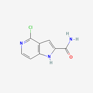 4-Chloro-1H-pyrrolo[3,2-c]pyridine-2-carboxamide