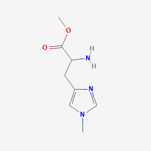 Methyl 2-azanyl-3-(1-methylimidazol-4-yl)propanoate