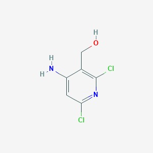 molecular formula C6H6Cl2N2O B13656981 (4-Amino-2,6-dichloropyridin-3-yl)methanol 