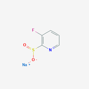 molecular formula C5H3FNNaO2S B13656988 Sodium 3-fluoropyridine-2-sulfinate 