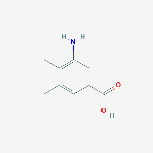 molecular formula C9H11NO2 B1365699 3-amino-4,5-dimethyl-benzoic Acid CAS No. 348165-23-1