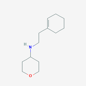 n-(2-(Cyclohex-1-en-1-yl)ethyl)tetrahydro-2h-pyran-4-amine