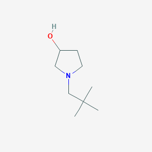 molecular formula C9H19NO B1365703 1-Neopentylpyrrolidin-3-ol 