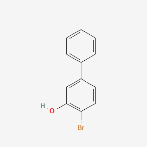 molecular formula C12H9BrO B13657032 4-Bromo-[1,1'-biphenyl]-3-ol 