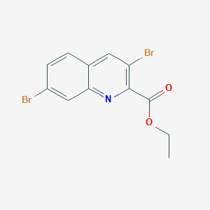 Ethyl 3,7-dibromoquinoline-2-carboxylate