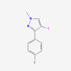 3-(4-Fluorophenyl)-4-iodo-1-methyl-1H-pyrazole