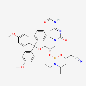 molecular formula C39H48N5O7P B13657065 N4-Ac-C-(S)-GNA phosphoramidite 