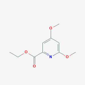 molecular formula C10H13NO4 B13657101 Ethyl 4,6-dimethoxypicolinate 