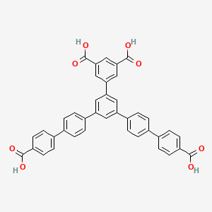 molecular formula C40H26O8 B13657109 5-[3,5-bis[4-(4-carboxyphenyl)phenyl]phenyl]benzene-1,3-dicarboxylic acid 