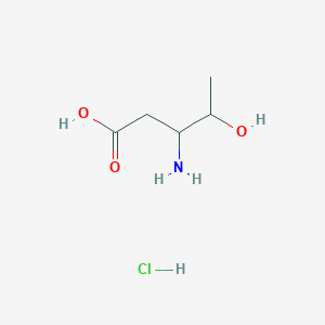 3-Amino-4-hydroxypentanoic acid;hydrochloride