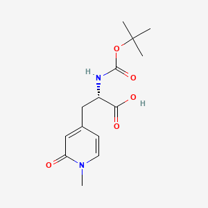 (S)-2-((tert-Butoxycarbonyl)amino)-3-(1-methyl-2-oxo-1,2-dihydropyridin-4-yl)propanoic acid