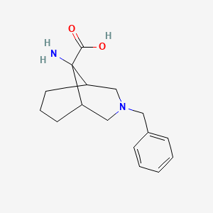 9-Amino-3-benzyl-3-azabicyclo[3.3.1]nonane-9-carboxylic acid