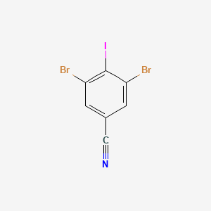 3,5-Dibromo-4-iodobenzonitrile