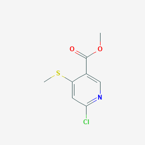 Methyl 6-chloro-4-(methylthio)nicotinate