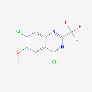 4,7-Dichloro-6-methoxy-2-(trifluoromethyl)quinazoline