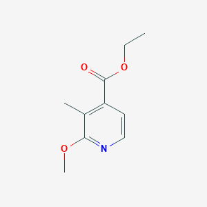 molecular formula C10H13NO3 B13657340 Ethyl 2-methoxy-3-methylisonicotinate 