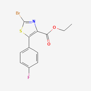 Ethyl 2-bromo-5-(4-fluorophenyl)thiazole-4-carboxylate