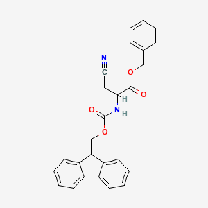 benzyl (2S)-3-cyano-2-({[(9H-fluoren-9-yl)methoxy]carbonyl}amino)propanoate