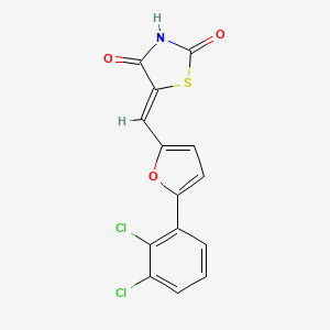 5-((5-(2,3-Dichlorophenyl)furan-2-yl)methylene)thiazolidine-2,4-dione