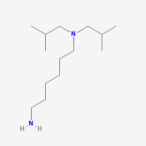 molecular formula C14H32N2 B13657373 N1,N1-Diisobutylhexane-1,6-diamine 