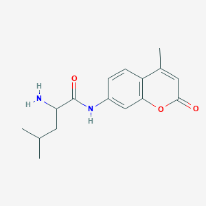 molecular formula C16H20N2O3 B13657378 H-Leu-MCA (free base) 