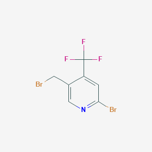 2-Bromo-5-(bromomethyl)-4-(trifluoromethyl)pyridine