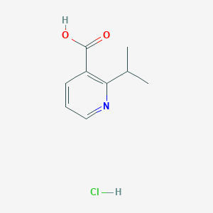 molecular formula C9H12ClNO2 B13657411 2-Isopropylnicotinic acid hydrochloride 