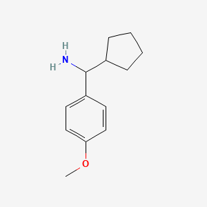 Cyclopentyl(4-methoxyphenyl)methanamine