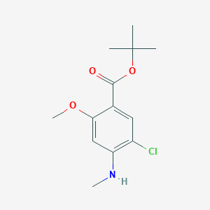 tert-Butyl 5-chloro-2-methoxy-4-(methylamino)benzoate