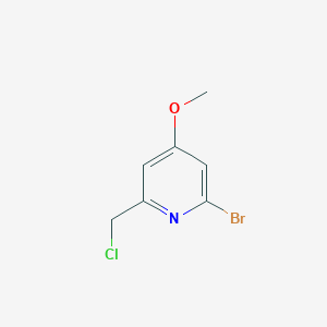 2-Bromo-6-(chloromethyl)-4-methoxypyridine