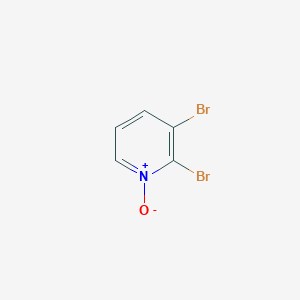 molecular formula C5H3Br2NO B13657504 2,3-Dibromopyridine 1-oxide 