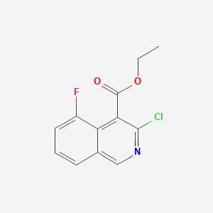 Ethyl 3-chloro-5-fluoroisoquinoline-4-carboxylate