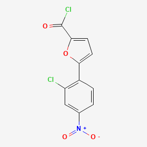 molecular formula C11H5Cl2NO4 B1365752 5-(2-Chloro-4-nitrophenyl)furan-2-carbonyl chloride CAS No. 380594-11-6