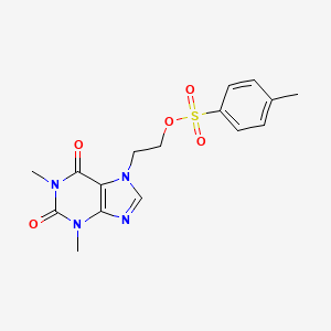 2-(1,3-dimethyl-2,6-dioxo-1,2,3,6-tetrahydro-7H-purin-7-yl)ethyl 4-methylbenzenesulfonate