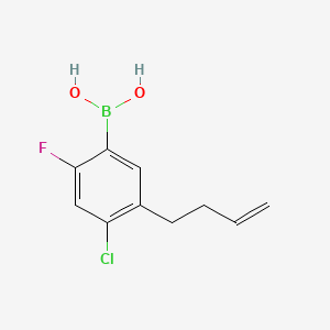 5-(3-Buten-1-yl)-4-chloro-2-fluorophenylboronic Acid